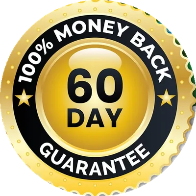 LungZen 100% money-back 60-day guarantee badge